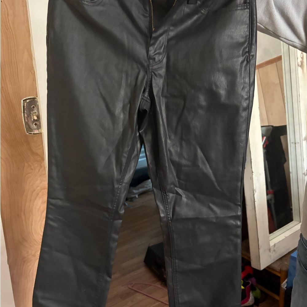 Black Leather Pants